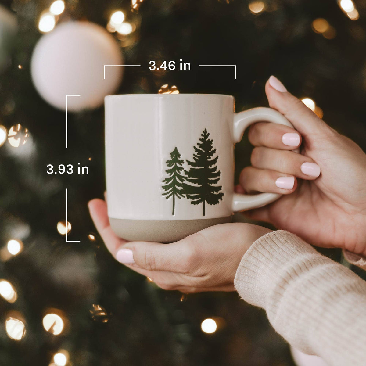 Forest Stoneware Coffee Mug - Home Decor