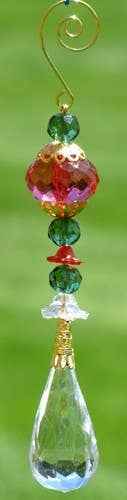 7" Long Acrylic Teardrop Ornament