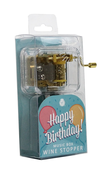“Happy Birthday” Music Box Bottle Stopper