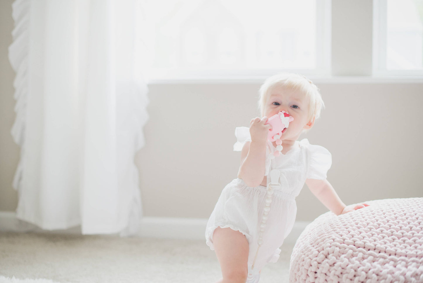 Handheld Milkshake Teether Ring Toy for Babies