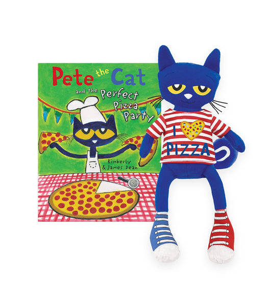 Pete The Cat Pizza Party Plush with hardcover book SOLD SEPARATELY