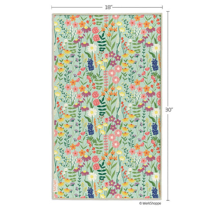 Wildflowers Microfiber Kitchen Towel