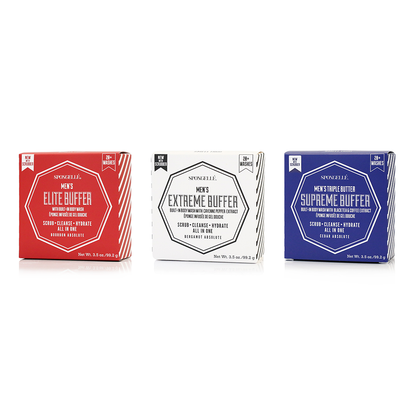 Men's Red White & Blue Body Buffer Assorted -Sols Separately