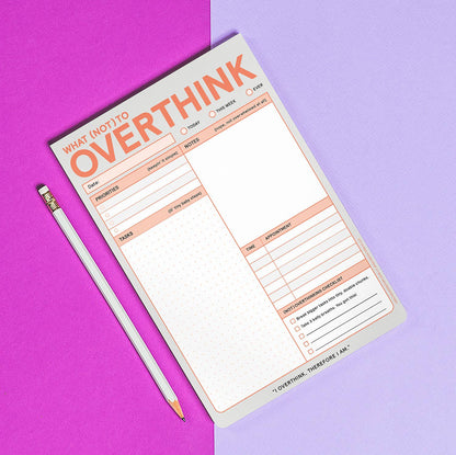 Knock Knock - What (Not) to Overthink Pad (Pastel Version)
