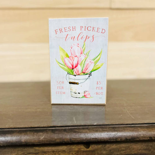 Fresh Tulips Block