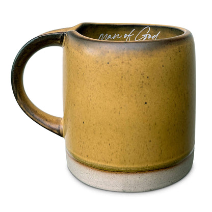 Taza de café LCP Hombre de Dios Vintage Amarillo