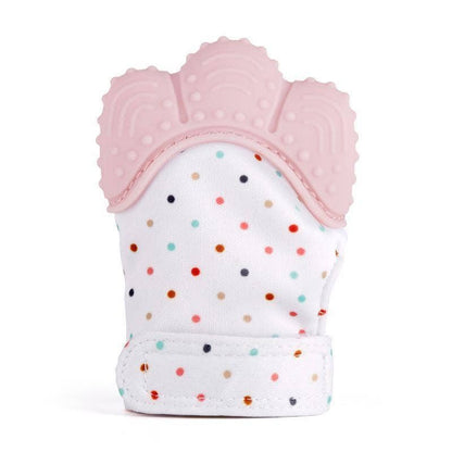 Baby Silicone Teething Glove: Blue