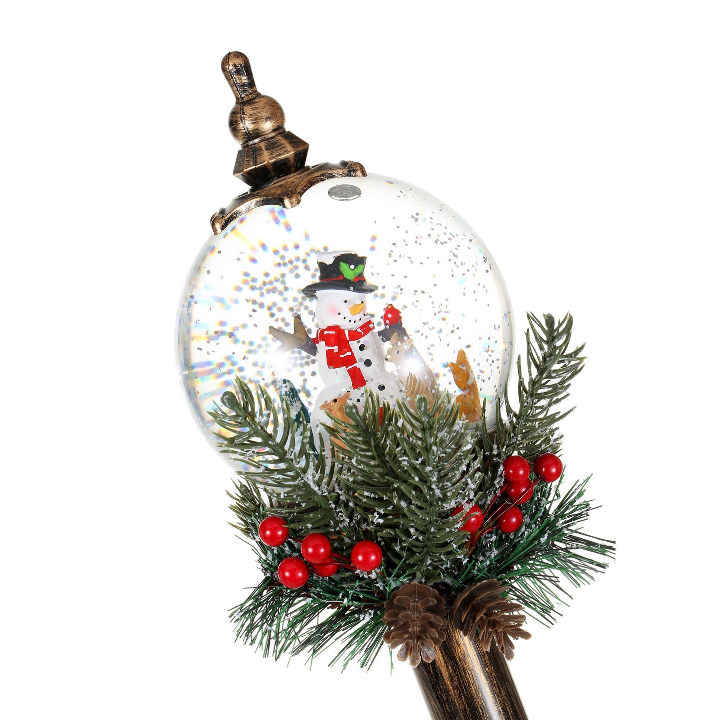 SINT - SINT Christmas Snow Globe Pole Lamp (Snowman with Deer)