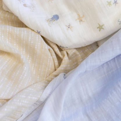 Cove 3-pc. Swaddle Set (Sea Life)