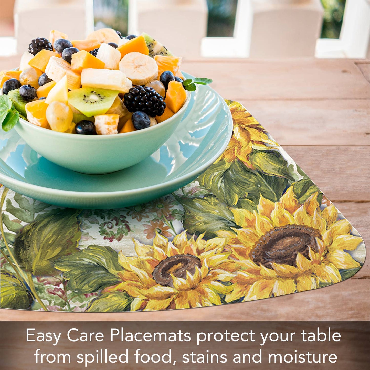 Sunflower Wedge Reversible Flexible Placemat