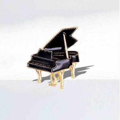 Piano Alloy Brooch PA3336: Black