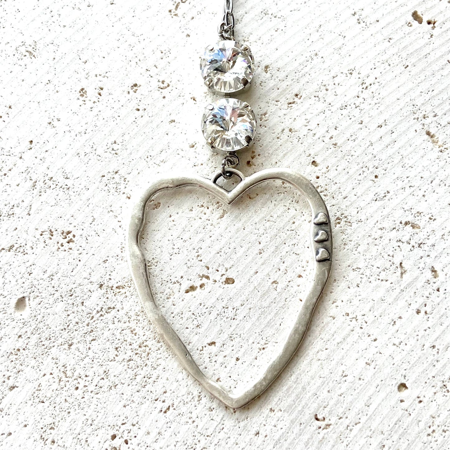 Heart Swarovski necklace