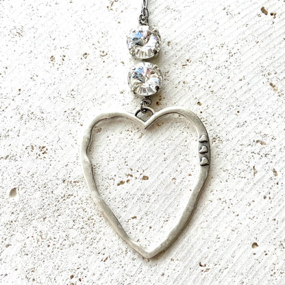 Heart Swarovski necklace
