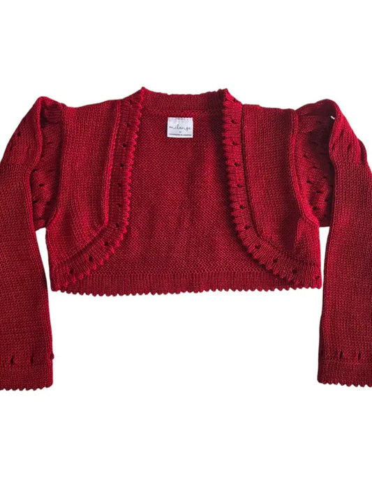 Red Bolero Cardigan