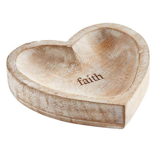 Wood Heart - Faith