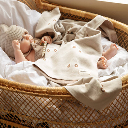 Receiving Swaddle Baby Blanket - Cars: Cream