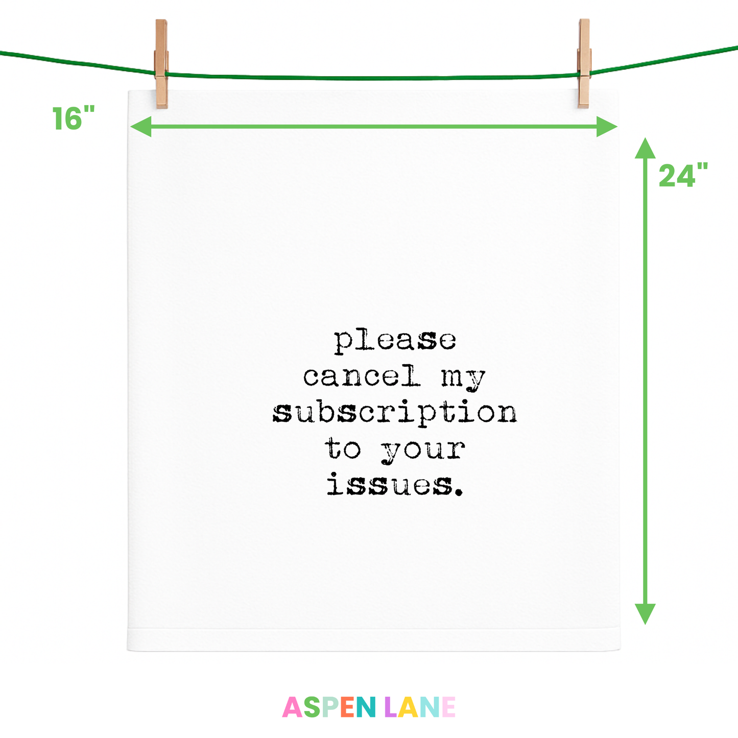 Funny gift towel,  Cancel My Subscription to your issues