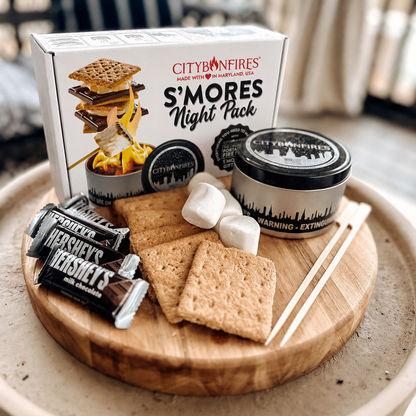 S'mores Night Pack – City Bonfires Portable Fire Pit Kit Set