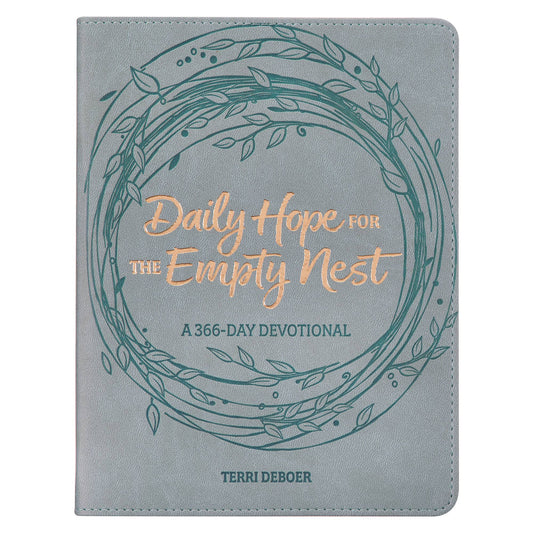 Christian Art Gifts - Devotional Daily Hope for  the Empty Nest Faux leather