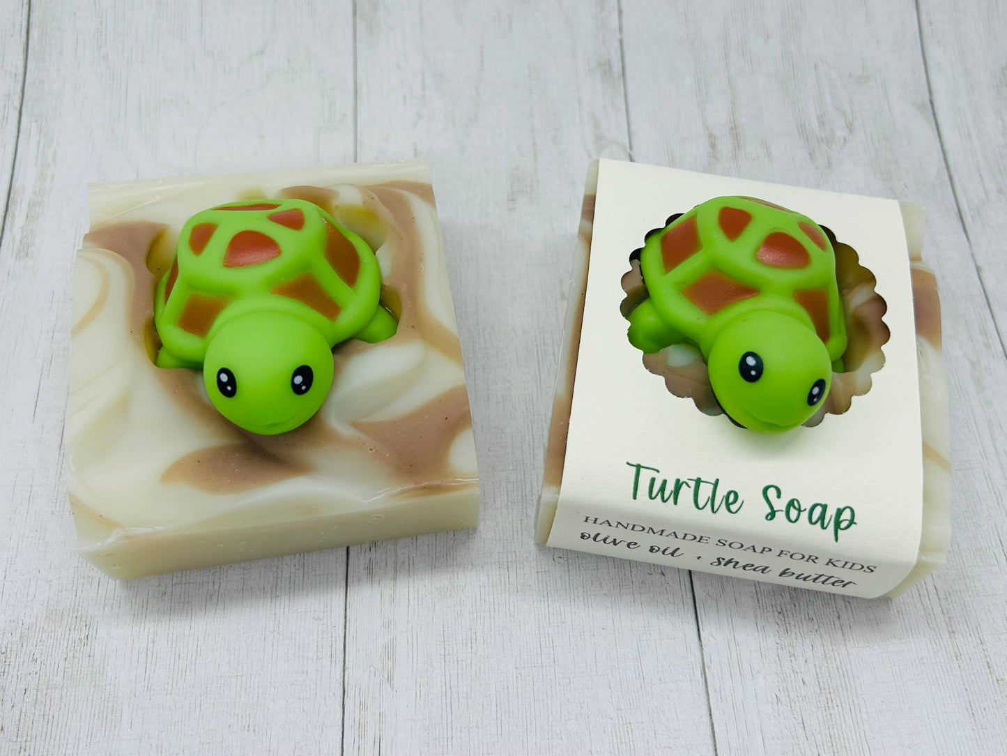 Jabón artesanal Turtle para niños VEGANO PROCESO EN FRÍO