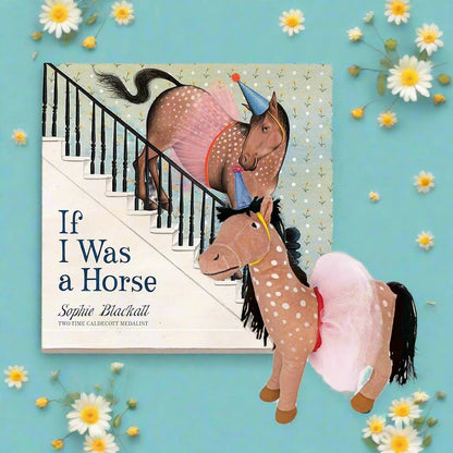 If I Was A Horse Plush and hardcover book SOLD SEPARATELY