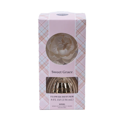 Sweet Grace Plaid Flower Diffuser