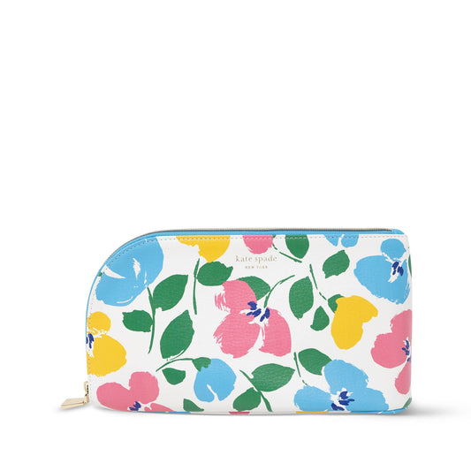 Kate Spade New York - Desk Essentials Pouch, Painterly Bouquet