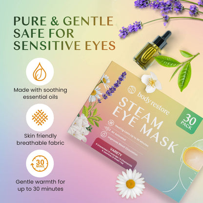 body restore - Variety Steam Eye Mask (Assorted, sold separately)