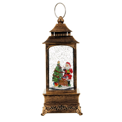 Christmas Musical Snow Globe Lantern