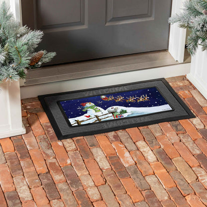Santa & Snowman Sassafras Switch Mat
