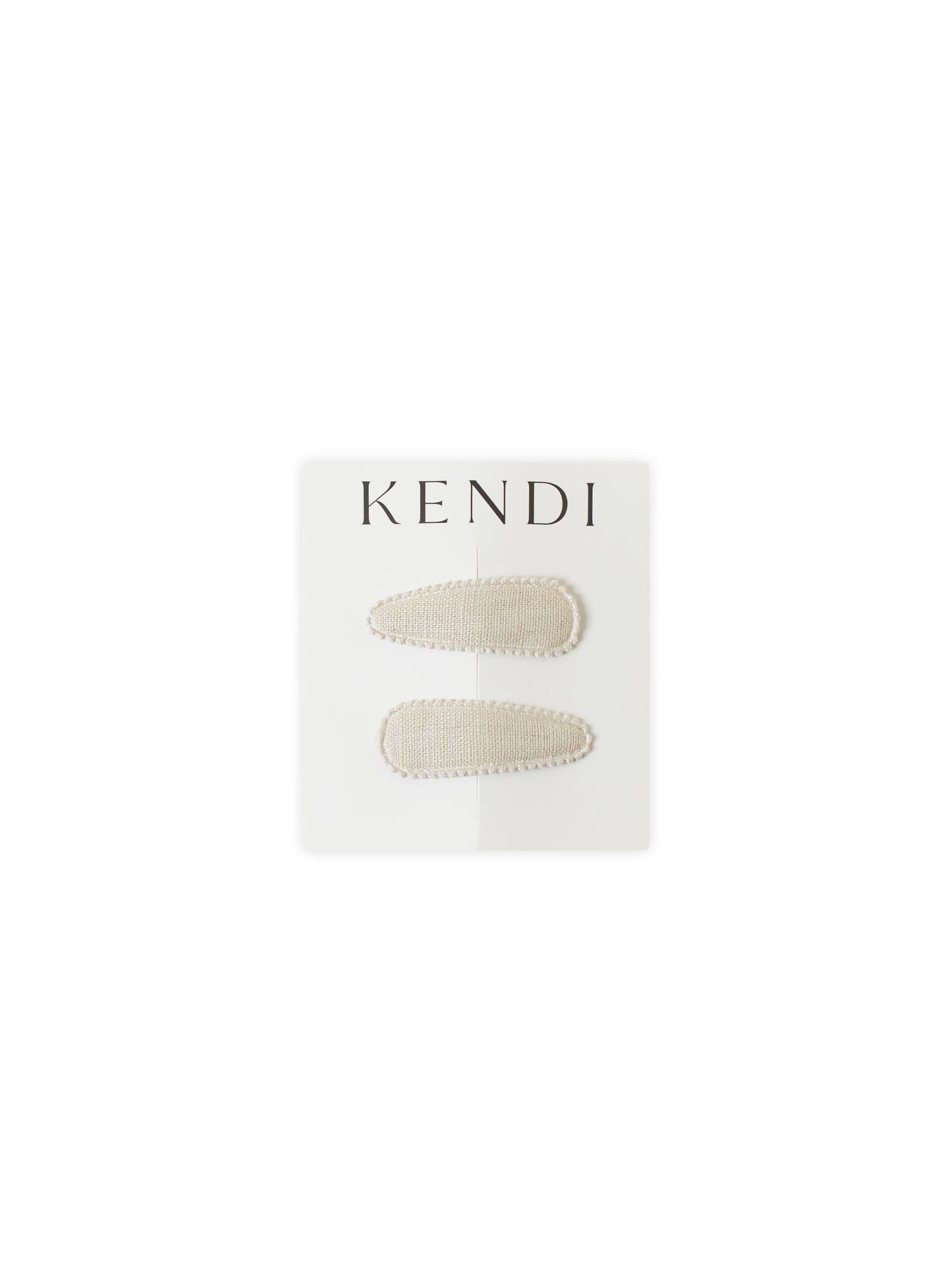 Hair Clips 2 Pc Neutral