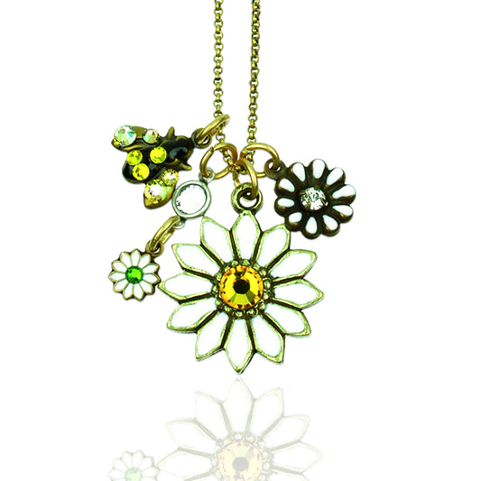 Collar con dijes de cristal "Oopsy Daisy"