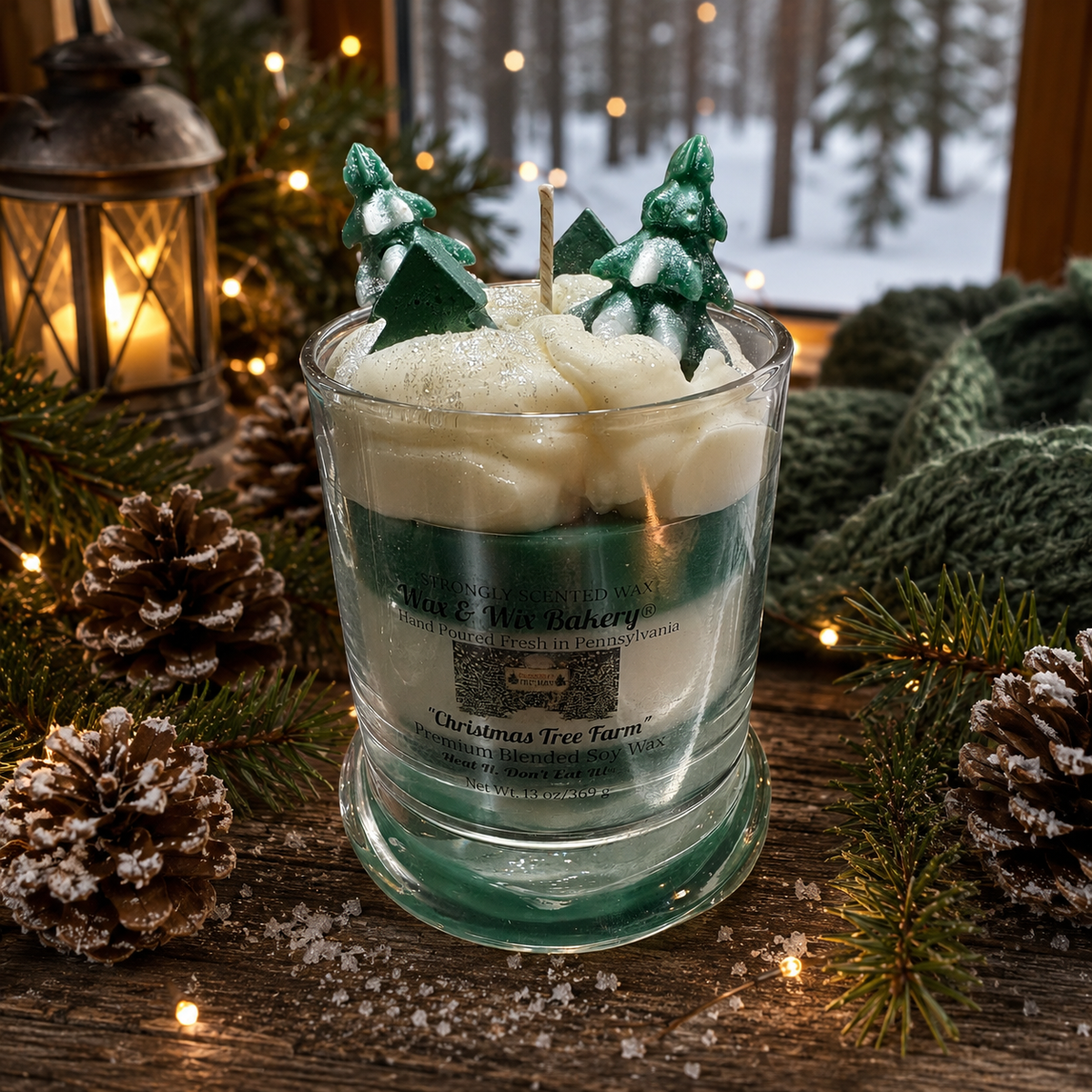 Christmas Tree Candle Large 13oz. Soy Candle