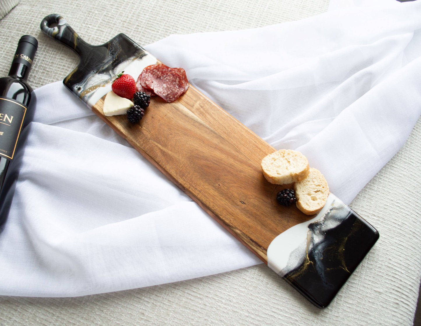 Resin Cheese/Charcuterie Board - Baguette