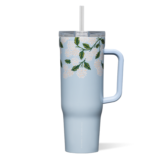 Cruiser - 40oz Rifle Paper - Gloss Blue Hydrangea