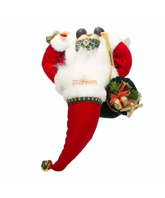 17“ Kringles Fancy Santa With Stocking