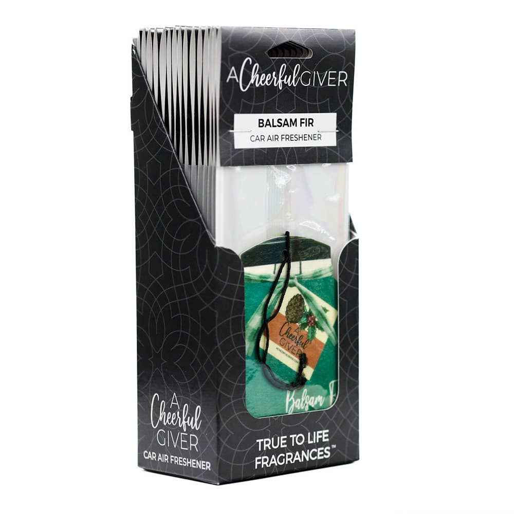 Car Air Freshener (16/box) - Balsam Fir