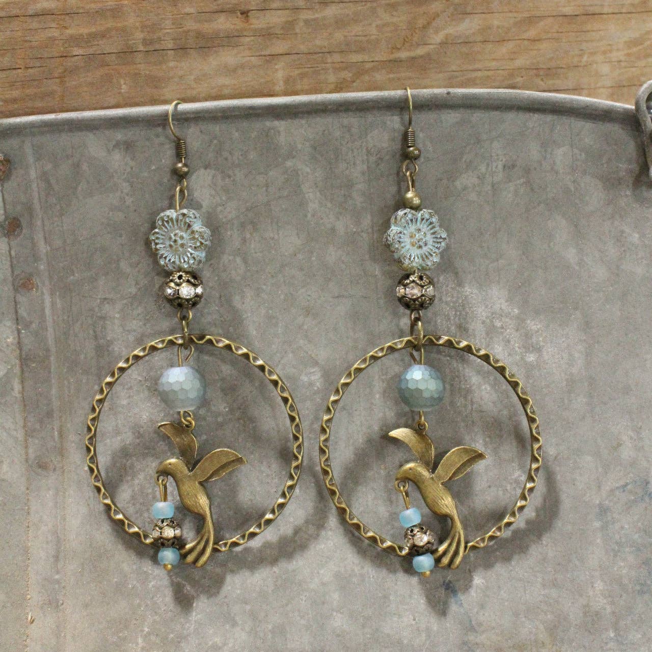 Soaring Bird Dangle Earrings