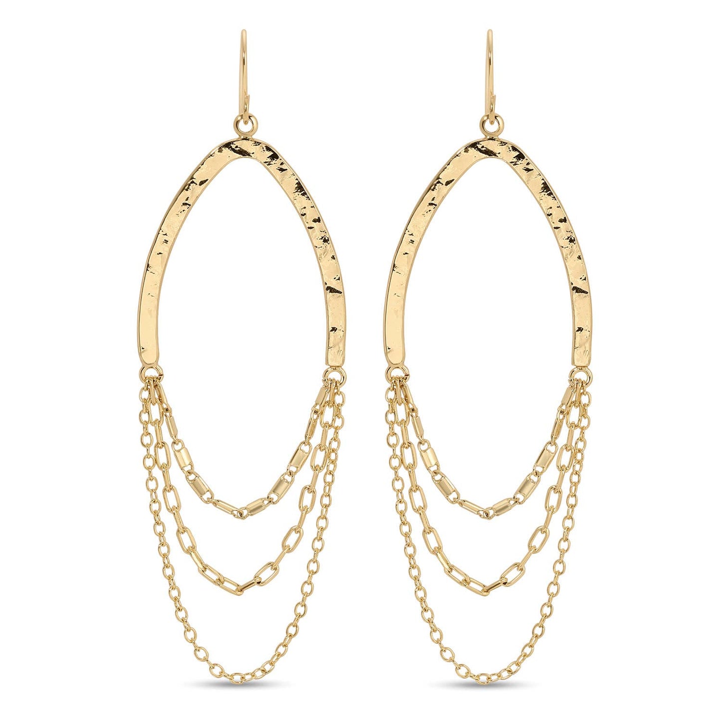 Long And Layered Drop Earrings