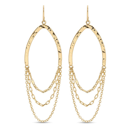 Long And Layered Drop Earrings