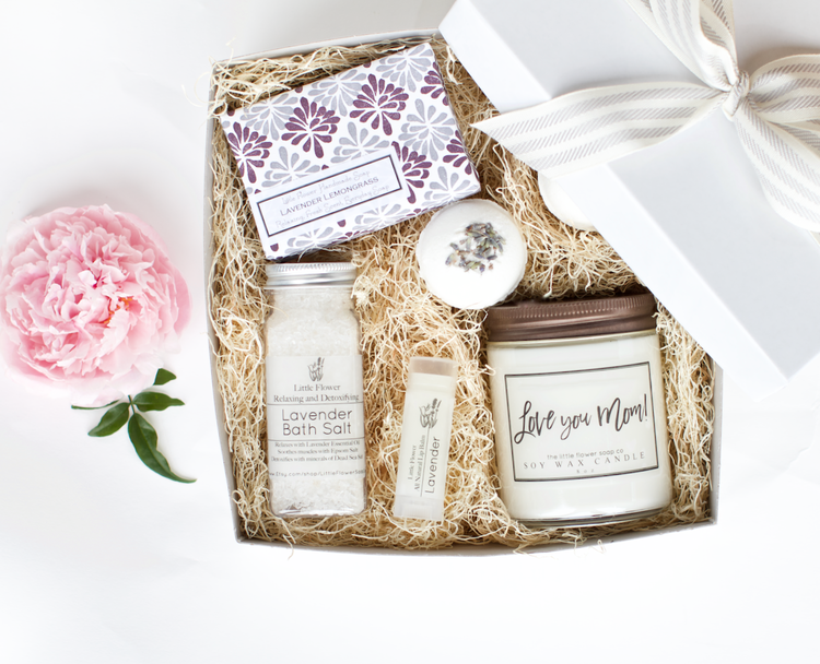 The Little Flower Soap Co - Luxury Lavender Spa Gift Box