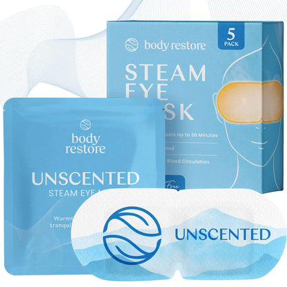 body restore - Unscented Steam Eye Mask (5 pack)