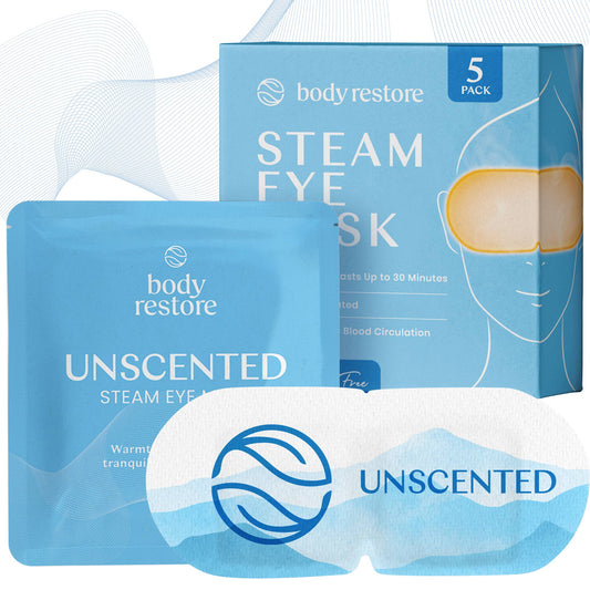 body restore - Unscented Steam Eye Mask (5 pack)