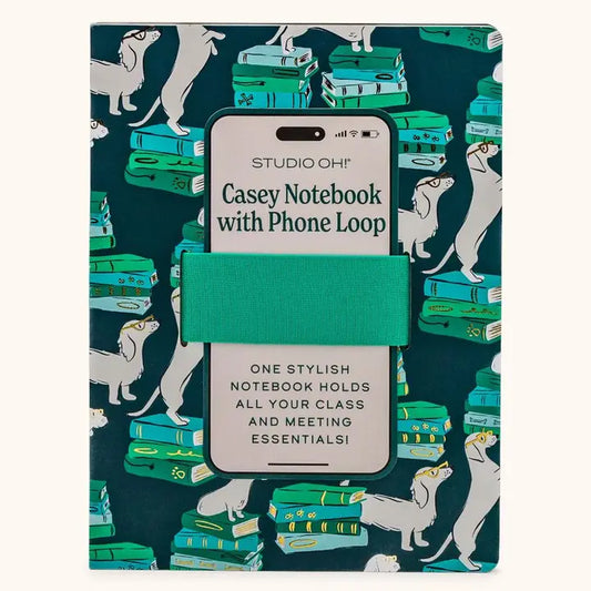 Smart Pups Casey Notebook with Phone Loop