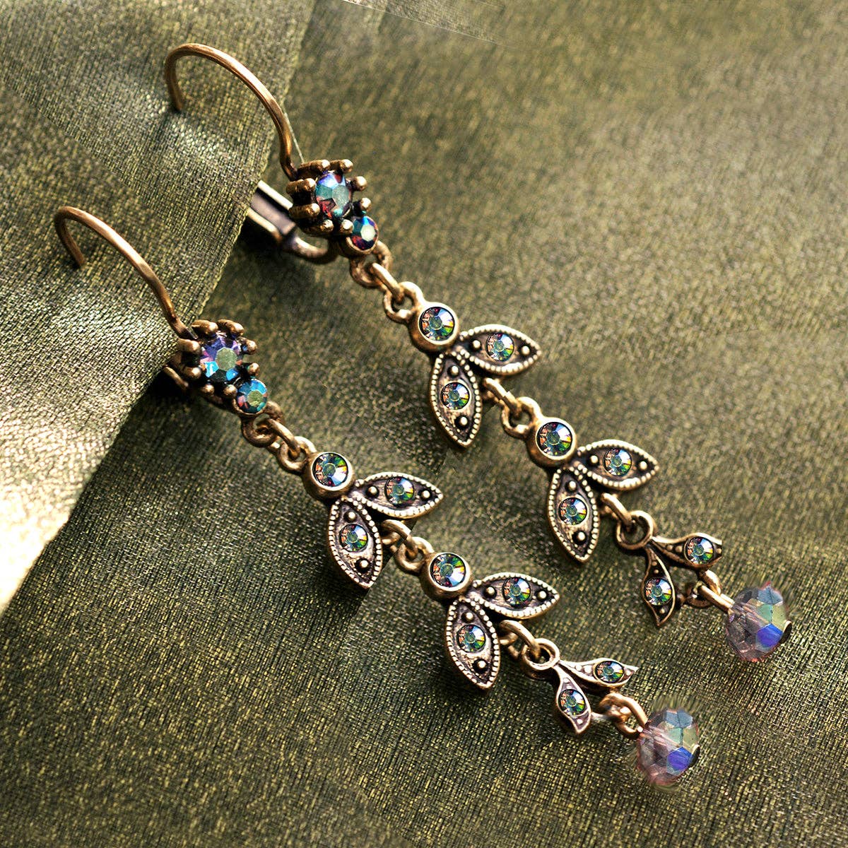 Joyería Sweet Romance - Delicados pendientes Art Déco E105