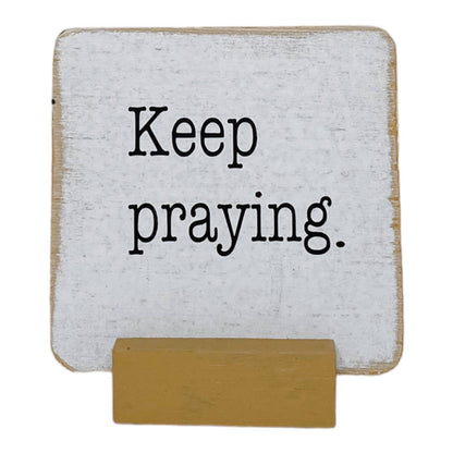 Small Farmhouse Signs with Stand -Assorted -sold separately