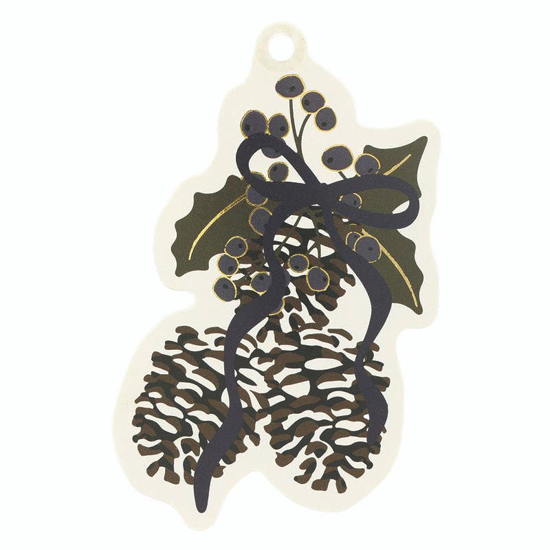 Gift Tag Book - Lilac Christmas