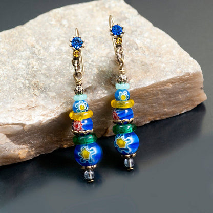 Millefiori Stack Earrings