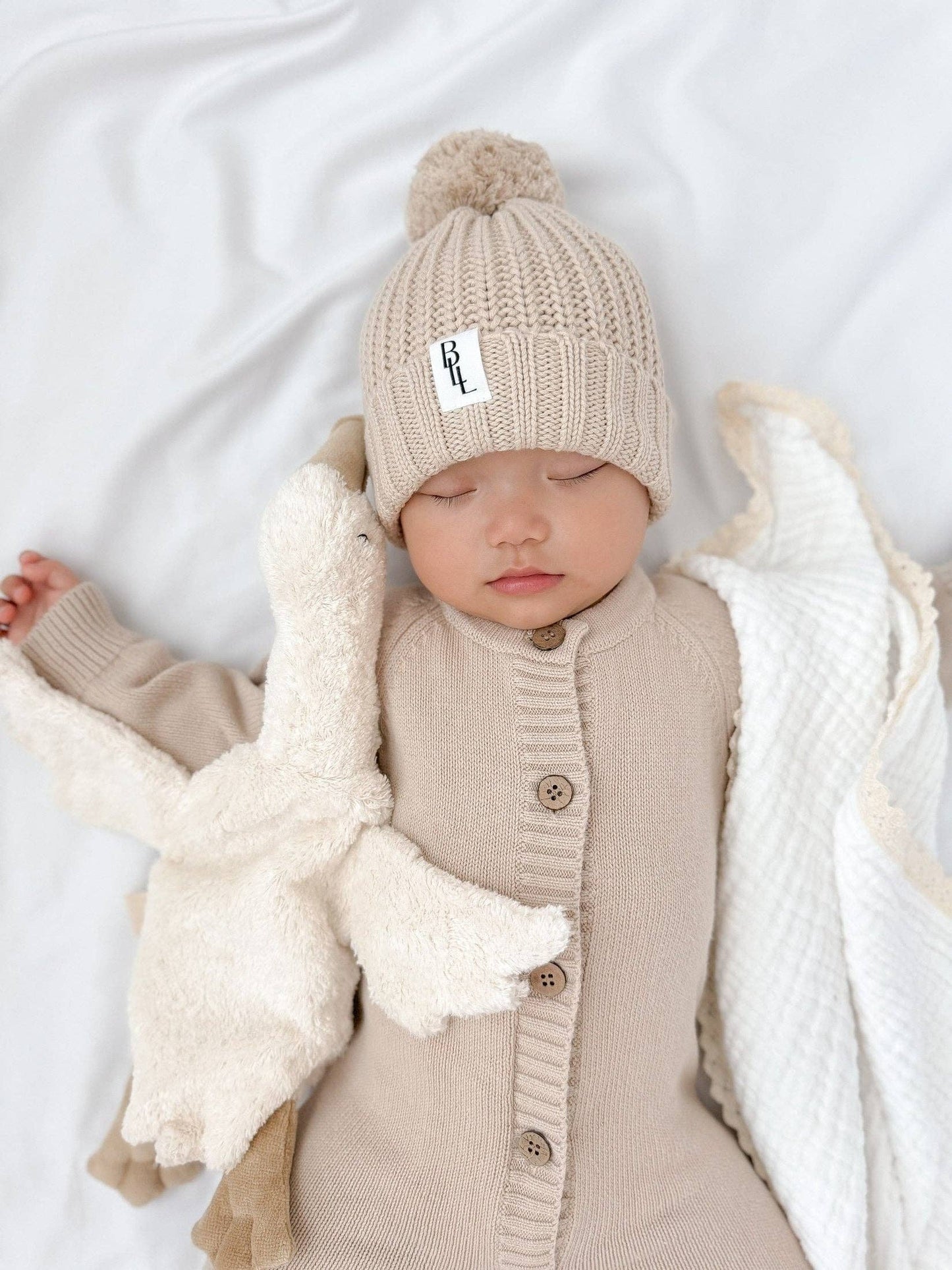 Luxe Knit Beanie | Stone