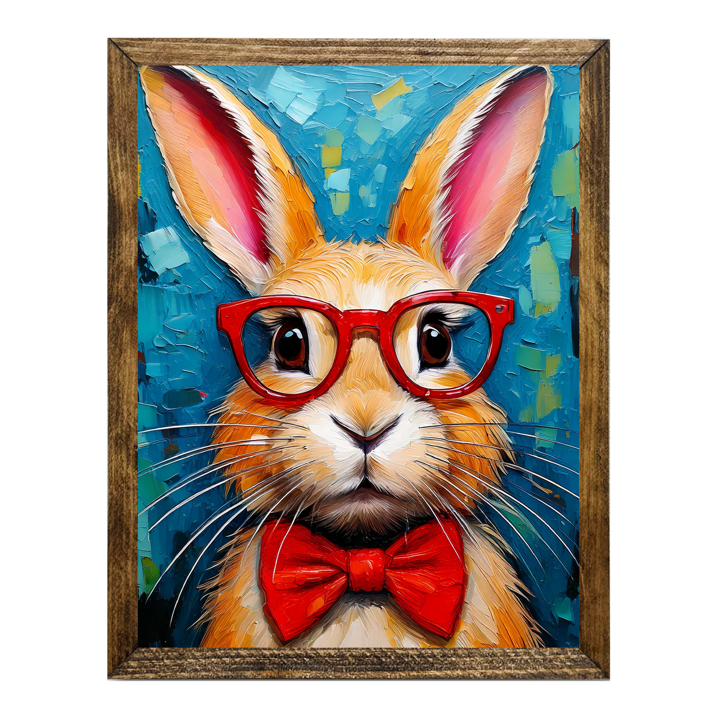 ANIMALS WITH GLASSES- RABBIT
